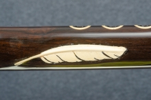 African Blackwood  Native American Flute, Minor, Mid F#-4, #D1AAA (3)